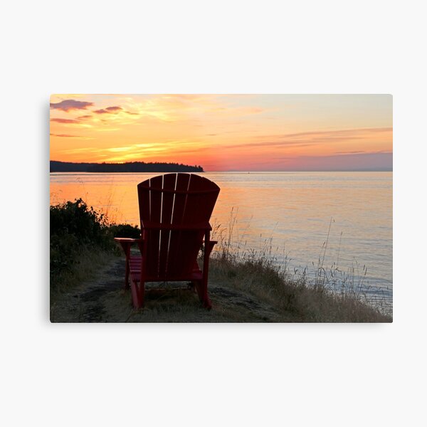 End of another Mayne Island Day Metal Print