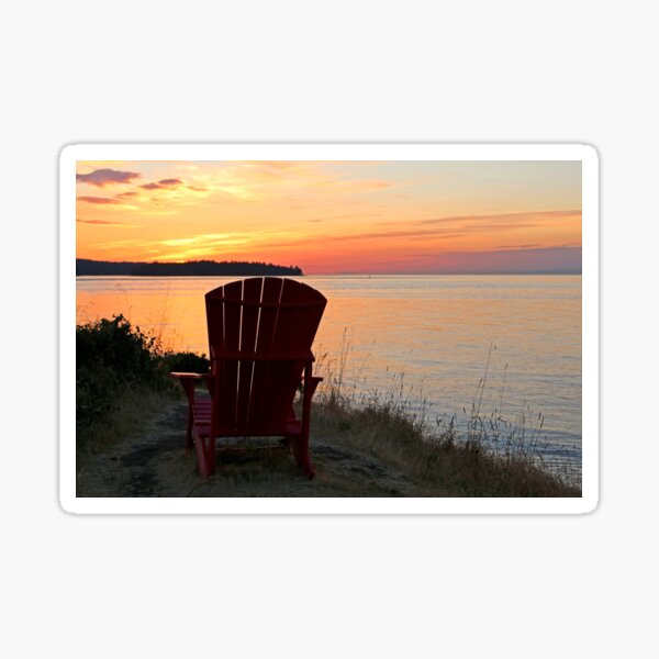 End of another Mayne Island Day Sticker