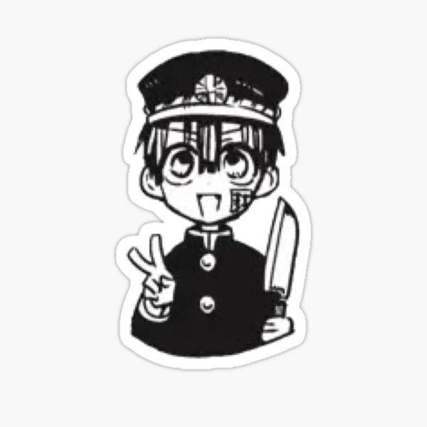 Manga stickers telegram. Наклейки туалетный мальчик Ханако кун.