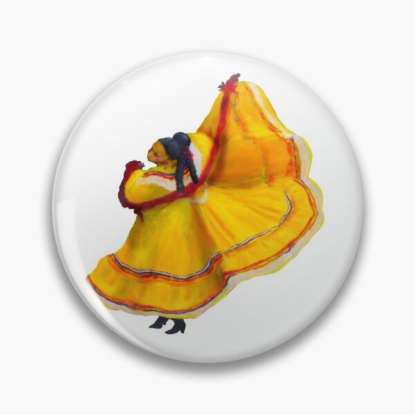 Item preview, Baile Folklorico Vestido Amarillo designed and sold by Ivan Ramirez.