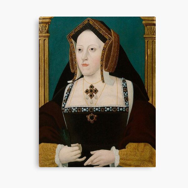 Wives of King Henry VIII, Catherine of Aragon. Canvas Print