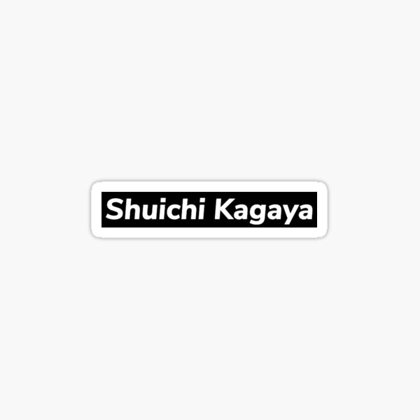 Shuichi Kagaya Stickers Redbubble