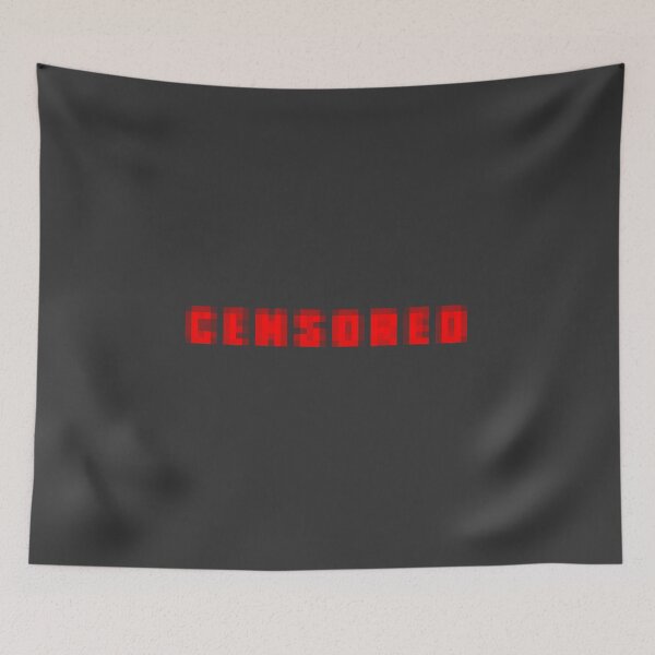 Item preview, CENSORED TEE - Red Edition designed and sold by pricktees.