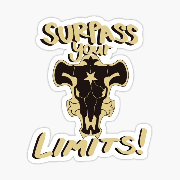 Black Bulls Yami Quote Sticker