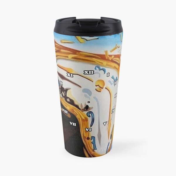 Salvador Dali Paintings Watches Travel Mug