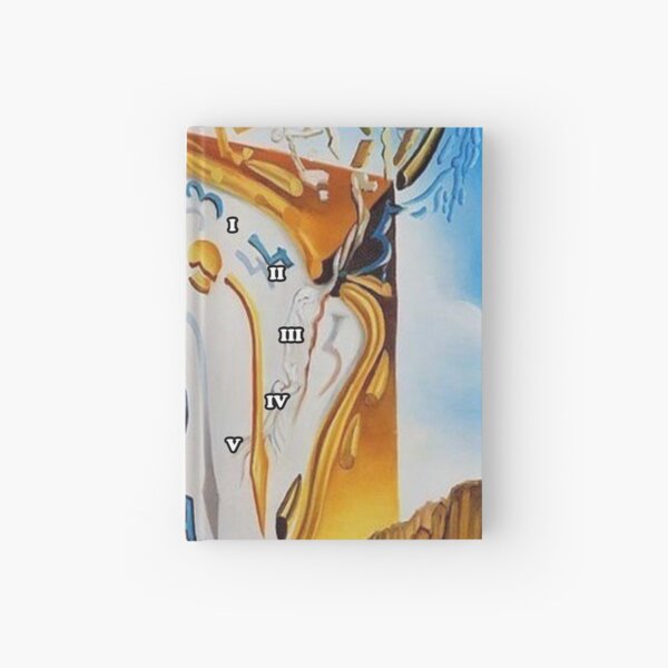 Salvador Dali Paintings Watches Hardcover Journal