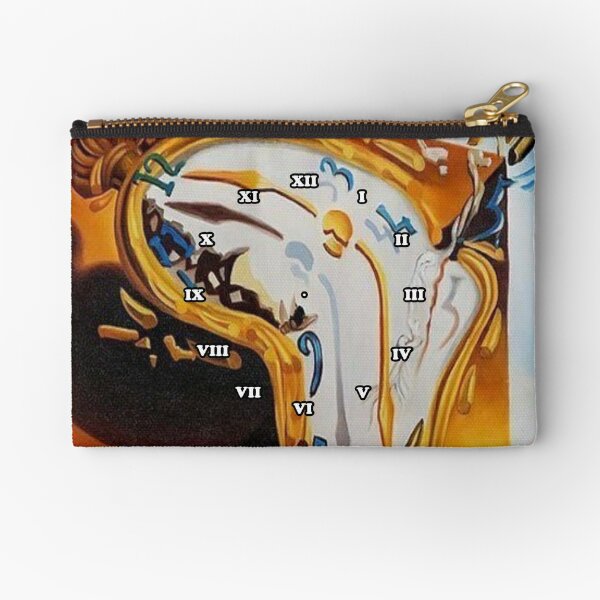Salvador Dali Paintings Watches Zipper Pouch
