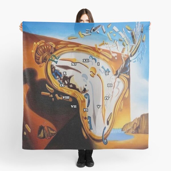 Salvador Dali Paintings Watches Scarf