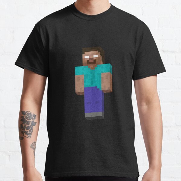 Minecraft Herobrine T Shirts Redbubble - blue mist nova skin roblox