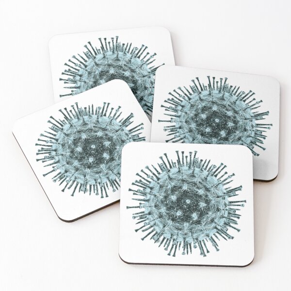 Item preview, COVID19 Blue Coronavirus Symbol designed and sold by Hannah Jacole.