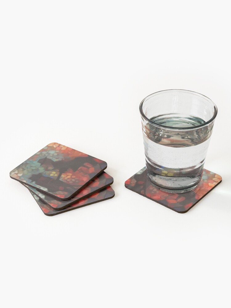 Thumbnail 2 of 5, Coasters (Set of 4), Festival designed and sold by ChadElliottArt.