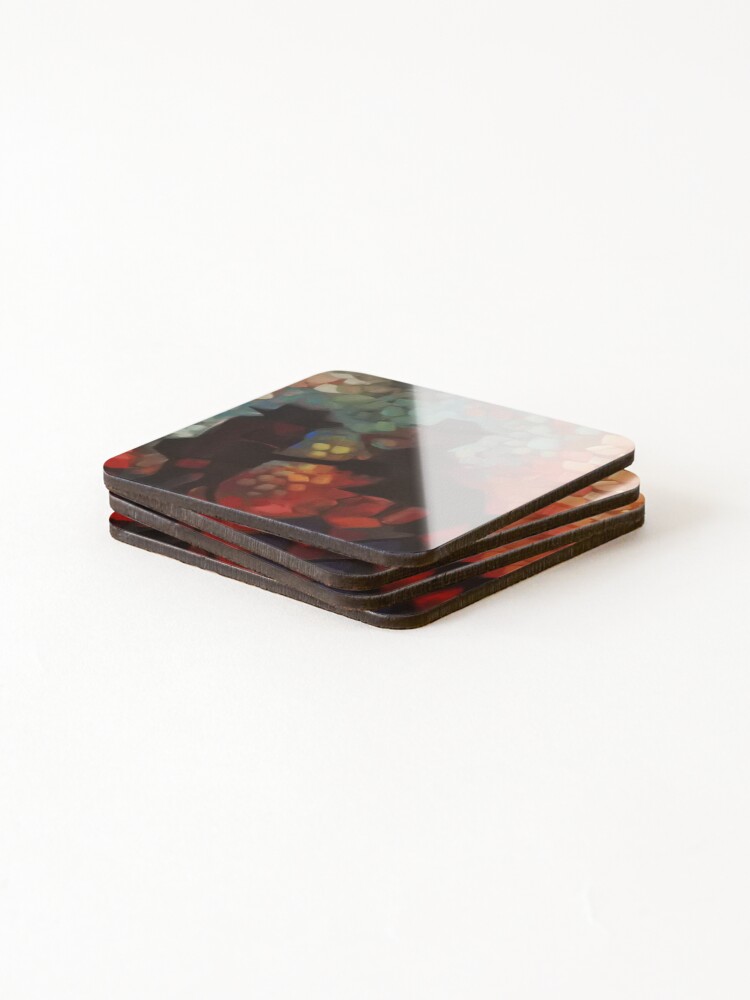 Thumbnail 4 of 5, Coasters (Set of 4), Festival designed and sold by ChadElliottArt.