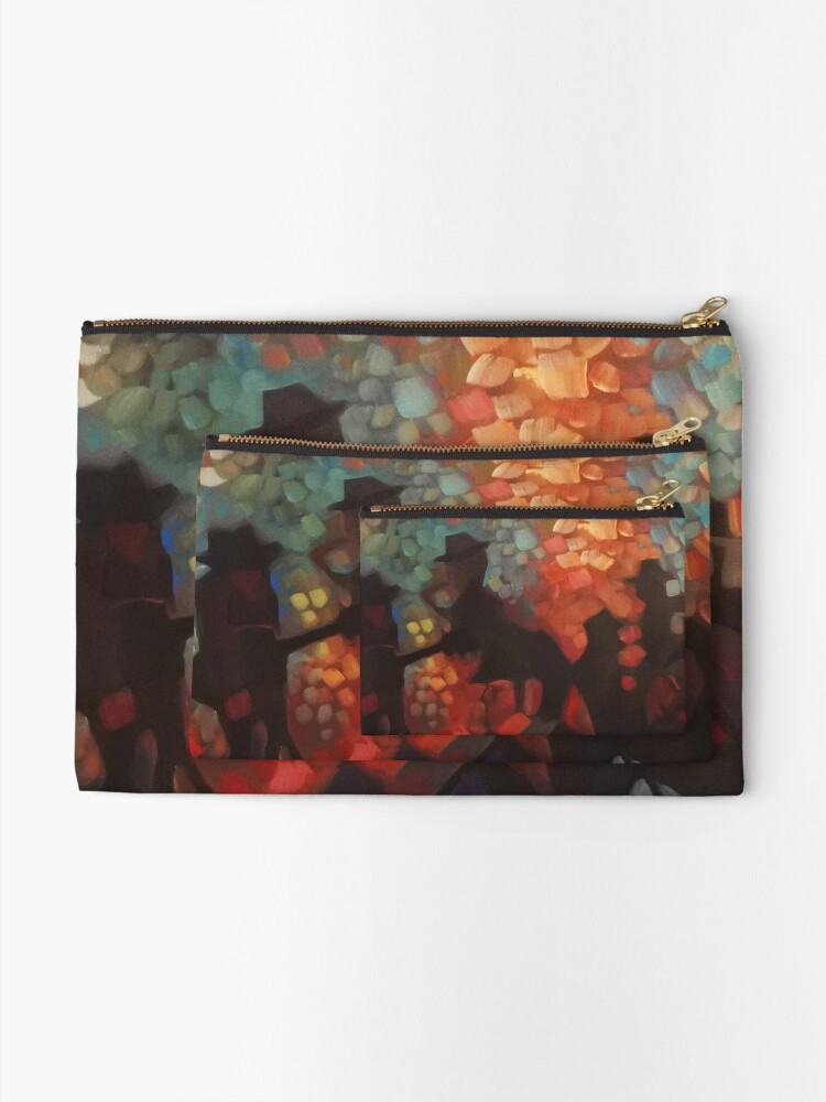 Thumbnail 2 of 4, Zipper Pouch, Festival designed and sold by ChadElliottArt.