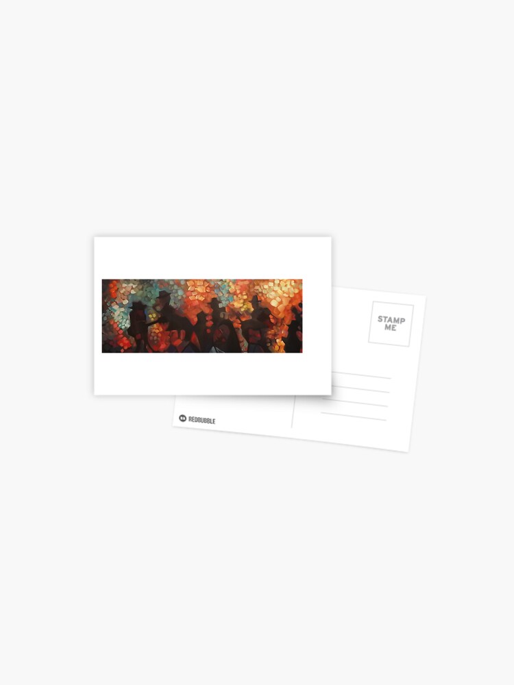 Thumbnail 1 of 2, Postcard, Festival designed and sold by ChadElliottArt.