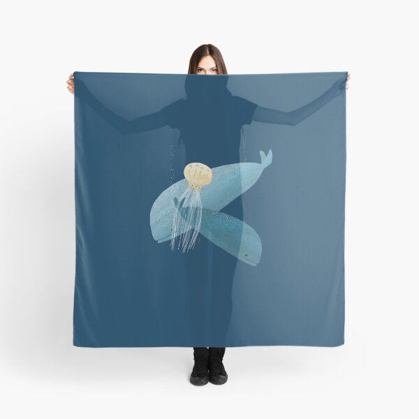 Item preview, Sperm whales and jellyfish designed and sold by Kathy Lecocq.