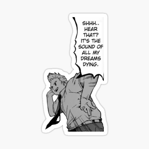 Gorra de manga Mirio My Hero Academia Pegatina