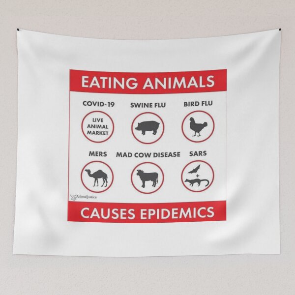 Item preview, Vegan activism epidemic merch designed and sold by gimposaurusrex.