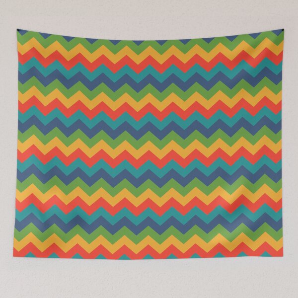 Item preview, Pastel Vibes Seamless Zig Zag Pattern designed and sold by HomeLivingCo.