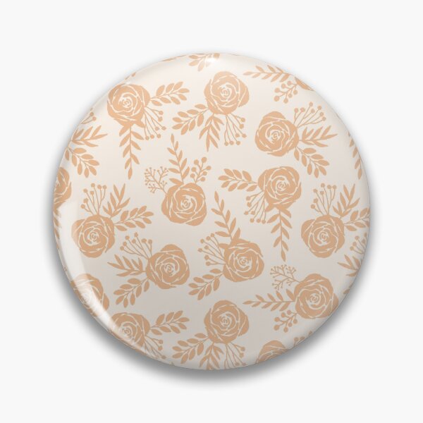 Item preview, Light Orange Floral Pattern designed and sold by Lauren Ullrich.
