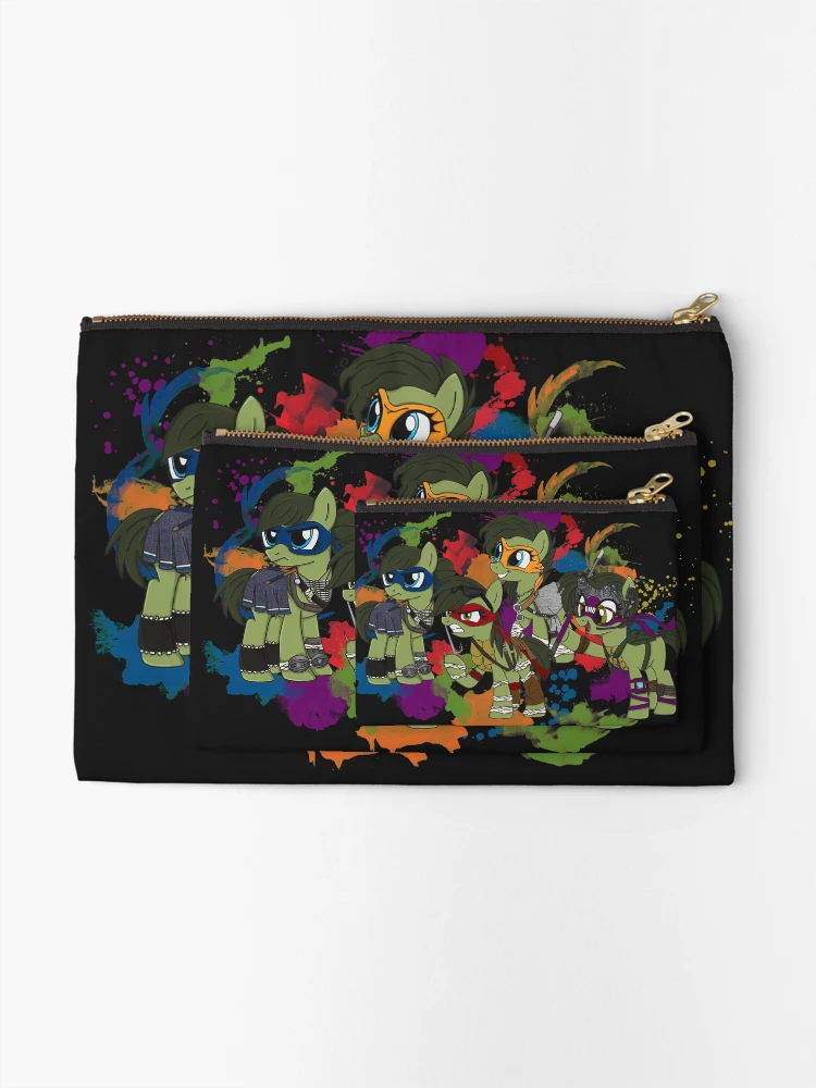 Thumbnail 2 of 4, Zipper Pouch, Cowabunga designed and sold by IllustRae (Rae).
