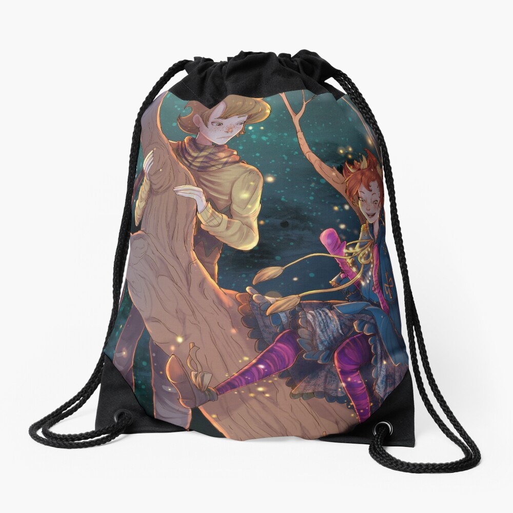 Fairy Oak: Grisam and Pervinca Drawstring Bag for Sale by Ewelsart