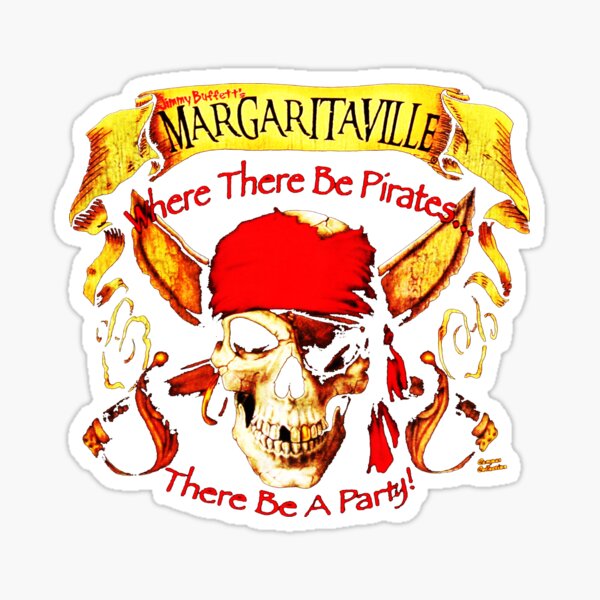 Jimmy Buffett Margaritaville Stickers Redbubble