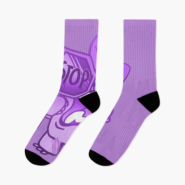 Item preview, STOP! Screaming Marshmello PURPLE designed and sold by ZordicRedbubble.