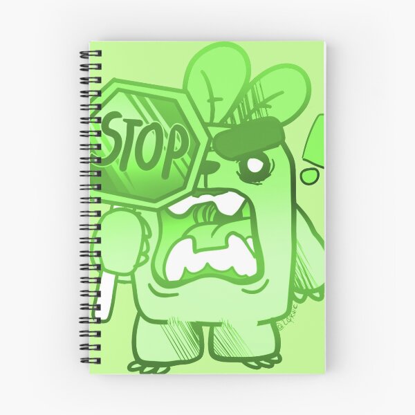 Item preview, STOP! Screaming Marshmello GREEN designed and sold by ZordicRedbubble.
