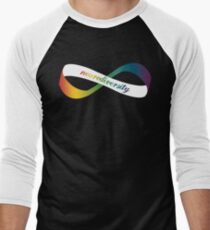 Neurodiversity Möbius Men's Baseball ¾ T-Shirt