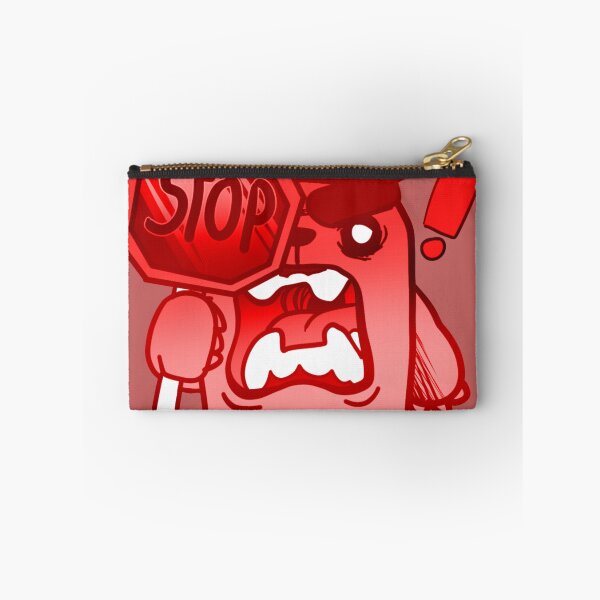Item preview, STOP! Screaming Marshmello RED designed and sold by ZordicRedbubble.