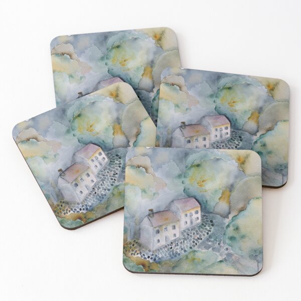 Item preview, clovelly trees 2 designed and sold by Gea Austen.