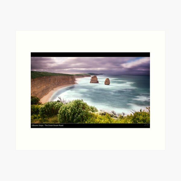 Item preview, Rainy sunrise at Gibsons Steps designed and sold by JayDaley.