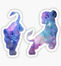 Galaxy Lions Sticker