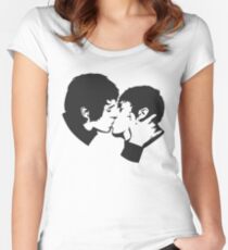 SebastiAn - Total (Stencil 2) Women's Fitted Scoop T-Shirt