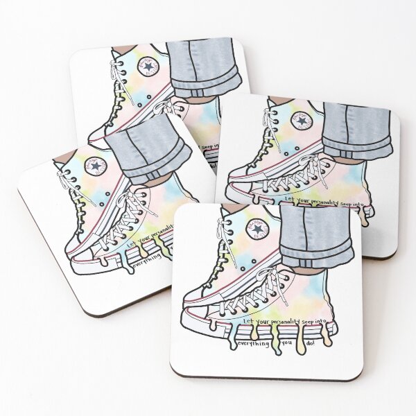Item preview, "Live Fearlessly" (Premiere Collection) Tie-Dye Sneaker Graphic designed and sold by lissydoodle.