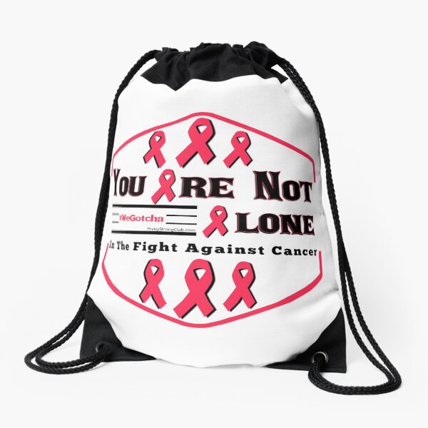 You Are Not Alone Drawstring Bag