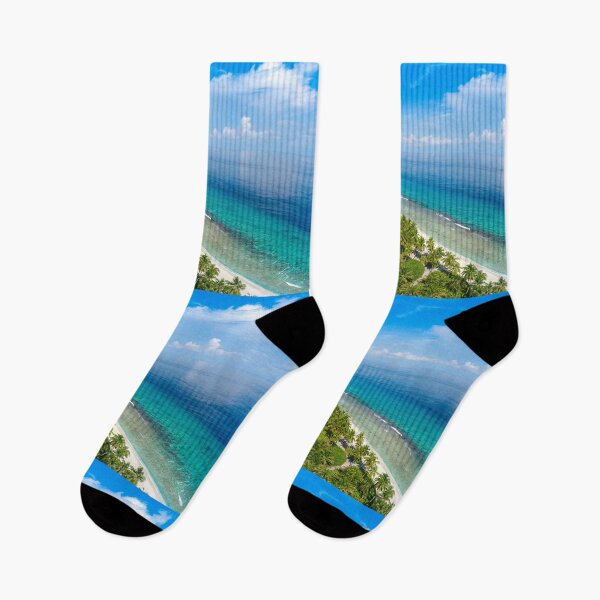 Item preview, Maldives Palm Tree Beach Paradise  designed and sold by newburyboutique.