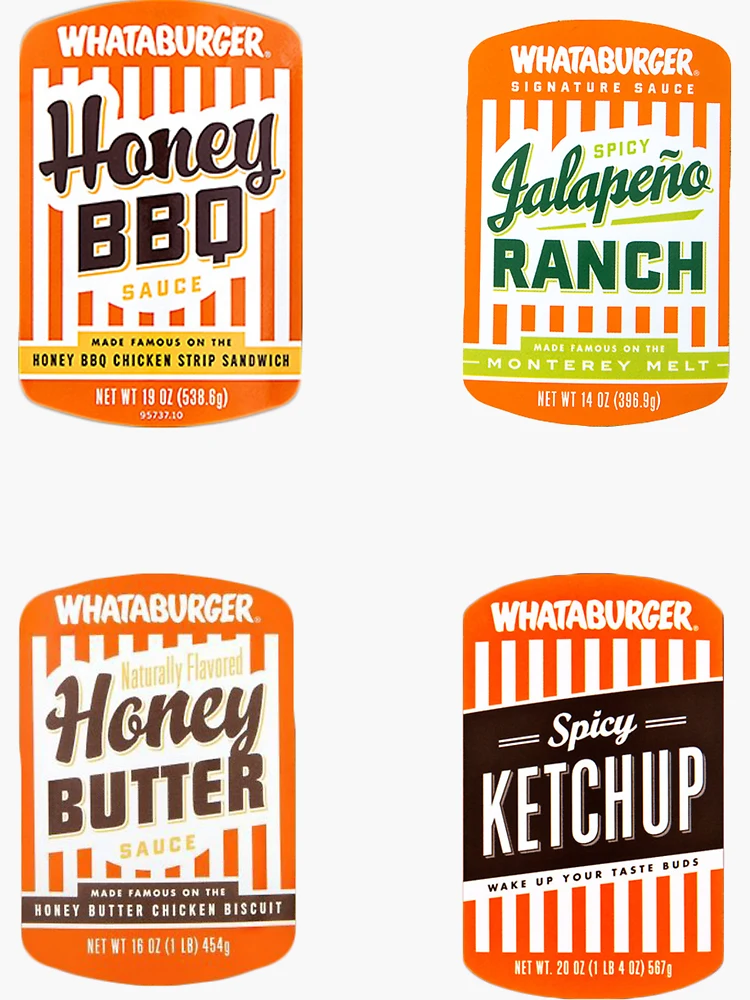 Whataburger Spicy Ketchup Sticker for Sale by madisonbaber