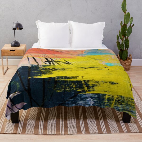 Item preview, Adventurer: an abstract boho design in pink teal and yellow by Alyssa Hamilton Art designed and sold by Alyssa Hamilton Art.