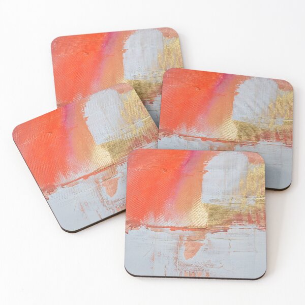 Item preview, Insight: A vibrant, abstract, textured painting in reds pinks gold and white by Alyssa Hamilton Art  designed and sold by Alyssa Hamilton Art.