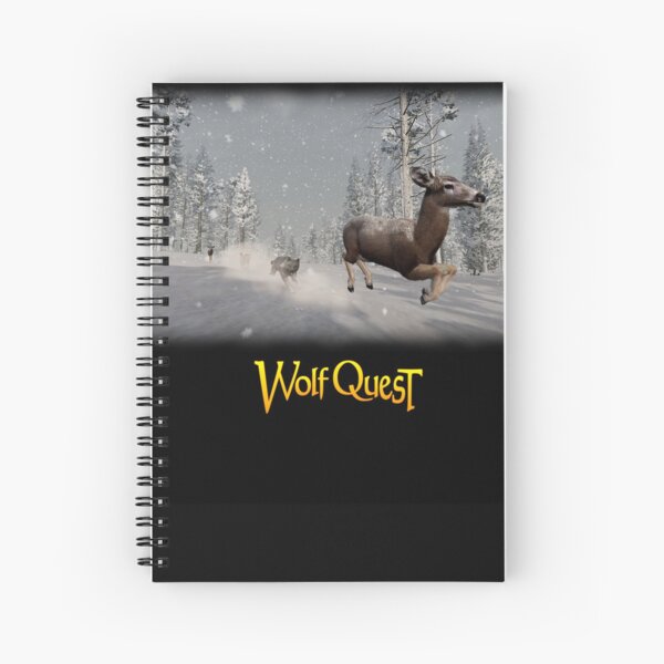 Item preview, Hunting Deer in Winter designed and sold by WolfQuest.