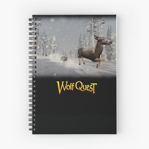 Item preview, Hunting Deer in Winter designed and sold by WolfQuest.