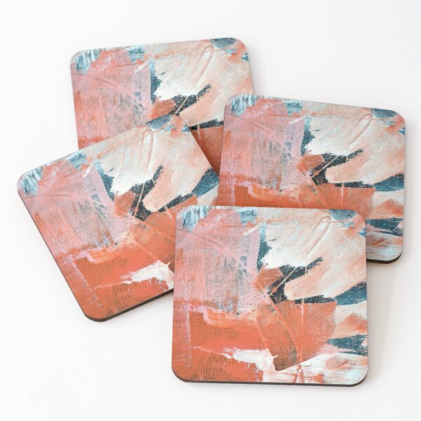 Item preview, Interrupt [3]: a pretty abstract design in pink, blue, and white by Alyssa Hamilton Art  designed and sold by Alyssa Hamilton Art.