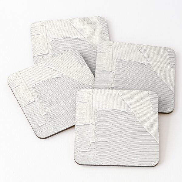 Item preview, Relief [2]: a minimal, abstract, textured piece in white by Alyssa Hamilton Art designed and sold by Alyssa Hamilton Art.