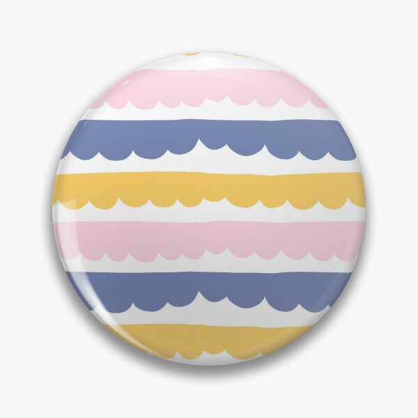 Item preview, Colorful Stripes Cloud Line Pattern designed and sold by anabellstar design co.