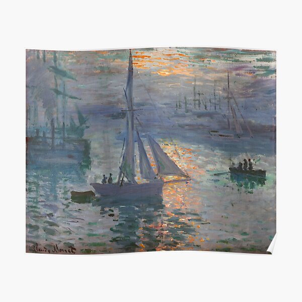 Sunrise (Marine), Claude Monet Poster