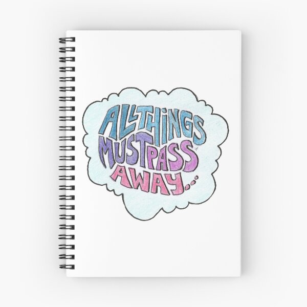 Item preview, All things must pass - cloud designed and sold by GiuliaLiv.