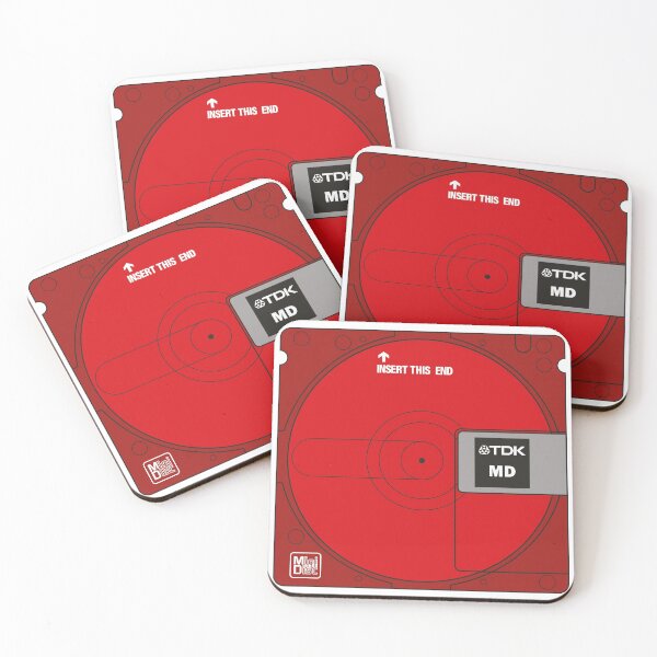 Item preview, Minidisc, red  designed and sold by district-88.