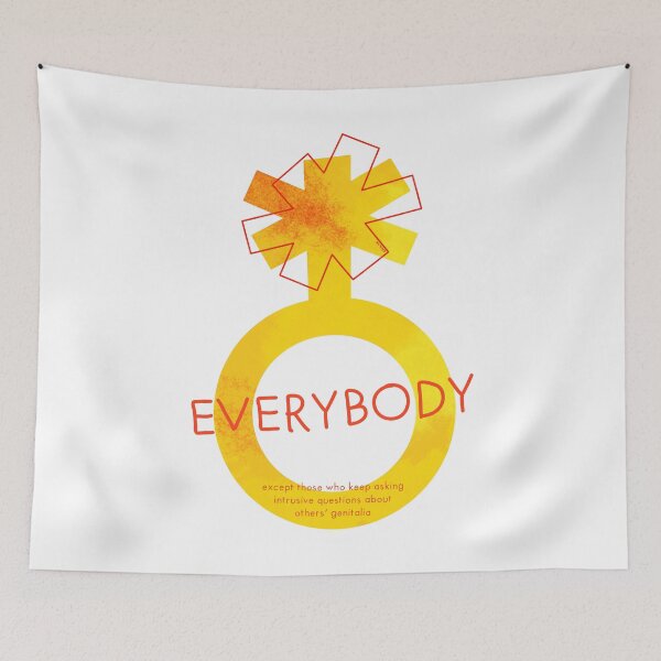 Item preview, Everybody - gender free toilet sign designed and sold by Chiara Filincieri.