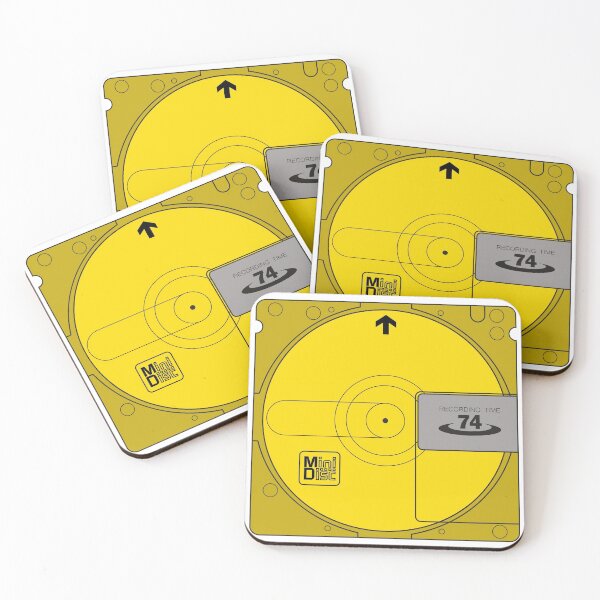 Item preview, Minidisc in Yellow designed and sold by district-88.